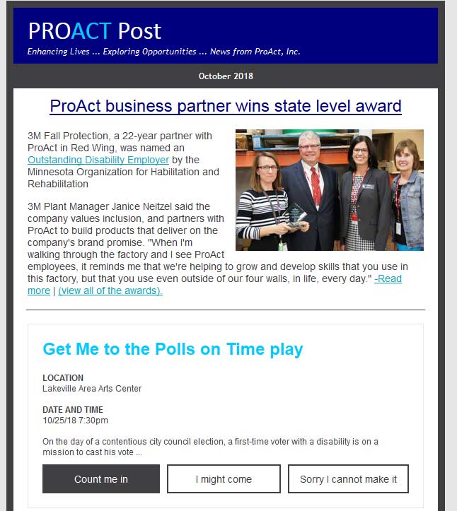 The latest in the ProAct Post