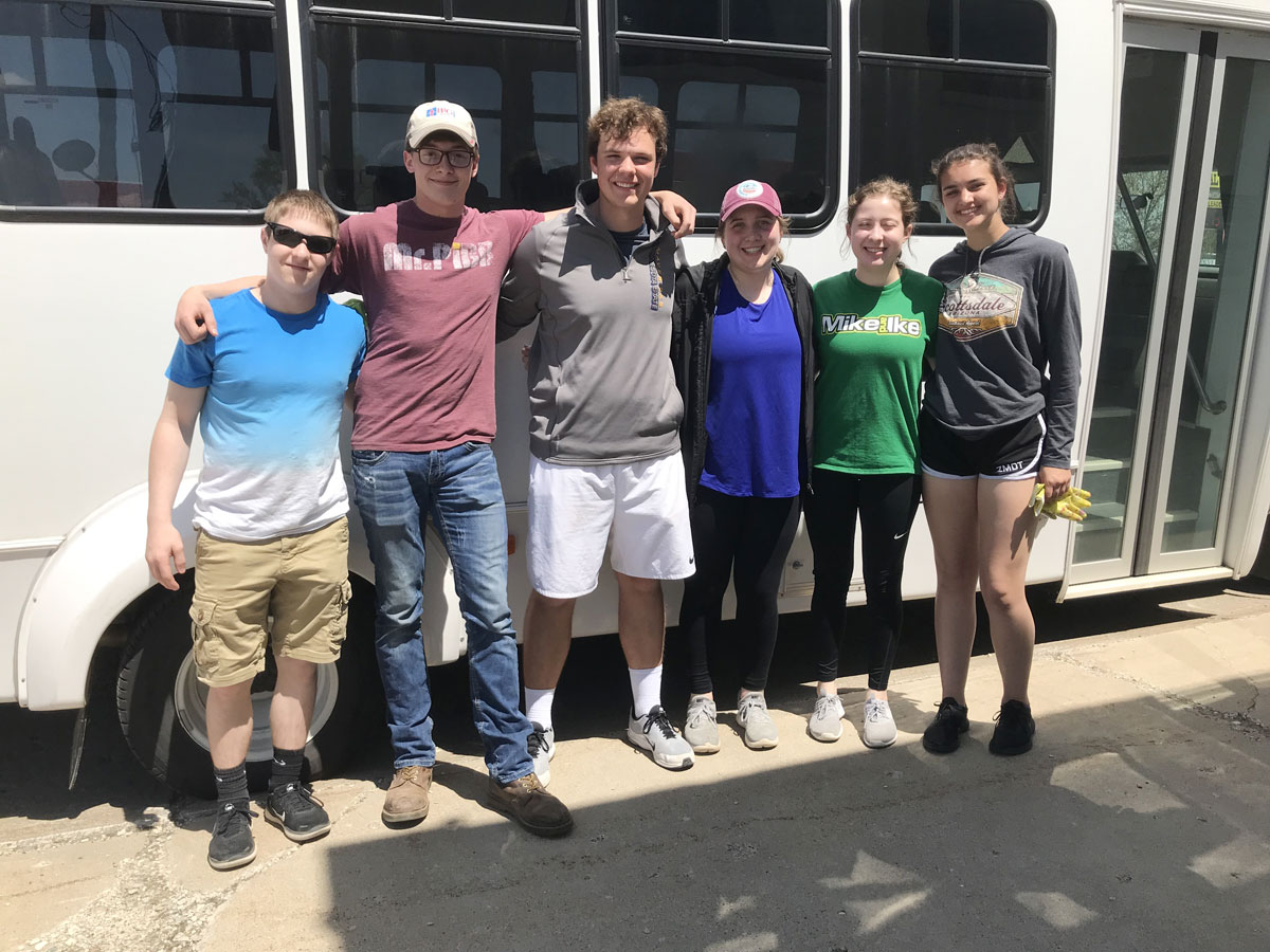 Youth influx brings spring cleaning to Zumbrota site