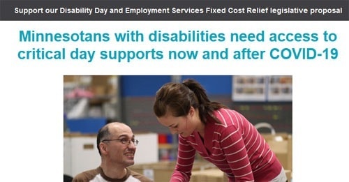 Action Alert: Minnesotans with disabilities need access to critical day supports