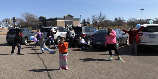 Missing participants, staff hold mini-parade in Burnsville – ProAct, Inc. Serving people with disabilities for more than 45 years.