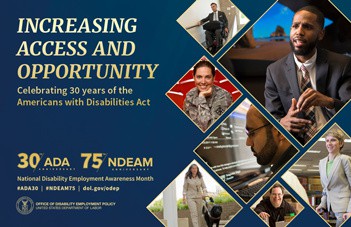 October is National Disability Employment Awareness Month #mnleg #disabilities In October, America celebrates the 75th observance of National Disability Employment Awareness Month